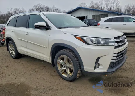 2018 Toyota Highlander Limited from USA, damaged, VIN 5TDDZRFH3JS496631